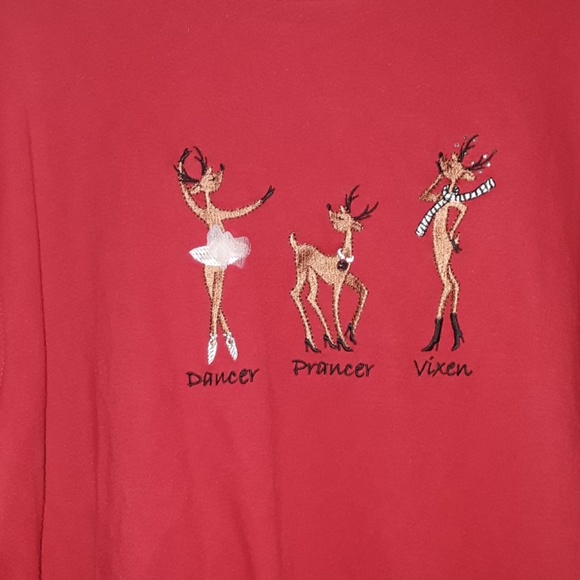 M & C Sportswear Christmas Top - Picture 2 of 4